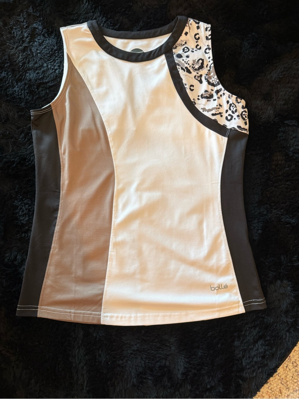 Bolle Athletic Tank with Leopard Trim